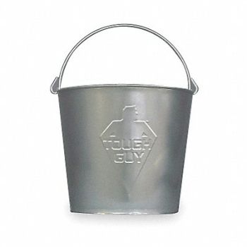 GRAINGER APPROVED Mop Bucket 3 1/2 gal Silver, 2MPE8