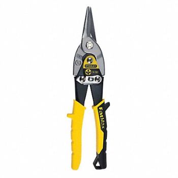 STANLEY Aviation Snip 9 21/32 Straight, 2MU49