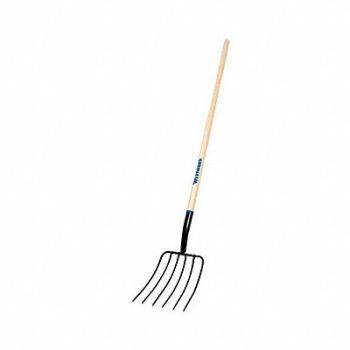 WESTWARD Wood Manure Fork 13-3/4 In, 2MVR6