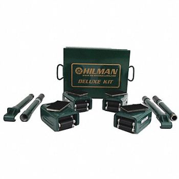 HILMAN ROLLERS Equipment Roller Kit 8000 lb Swivel, 2MWK5