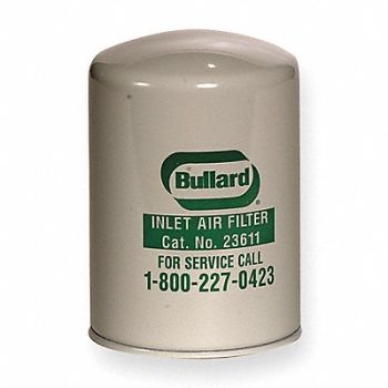 BULLARD Replacement Inlet Filter, 2MWL1