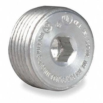 HUBBELL KILLARK Blank Plugs Aluminium Trade Size 1 1/2in, 2MY88