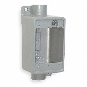 HUBBELL KILLARK Weatherproof Box 1Gang 28 cu in, 2NA20