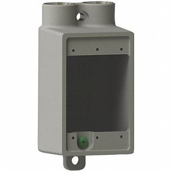 HUBBELL KILLARK Weatherproof Box 2Inlet 28 cu.in, 2NA21