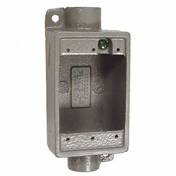 HUBBELL KILLARK Weatherproof Box 2Inlet 18 cu in, 2NA25
