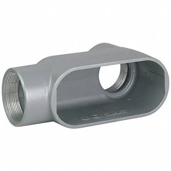 HUBBELL KILLARK Conduit Outlet Body Iron Trd Sz 3/4in, 2NB12