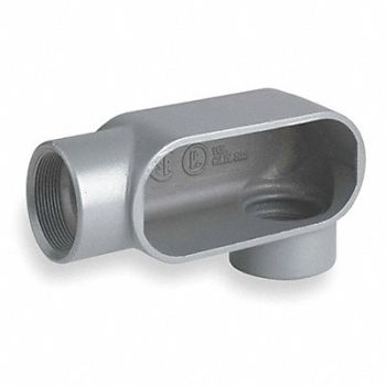 HUBBELL KILLARK Conduit Outlet Body Iron Trd Sz 2in, 2NA67