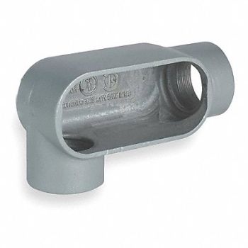 HUBBELL KILLARK Conduit Outlet Body Iron Trd Sz 1in, 2NA70