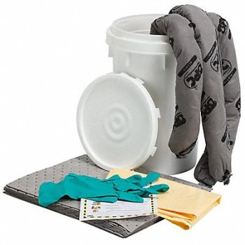 BRADY SPC ABSORBENTS Spill Kit Universal White, 42X751