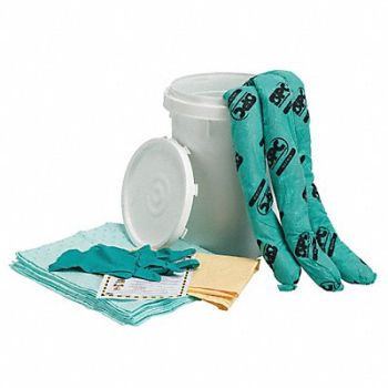 BRADY SPC ABSORBENTS Spill Kit Chem/Hazmat White, 2NCN8