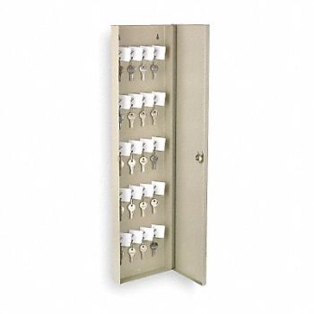 GRAINGER APPROVED Key Control Cabinet 50 Units, 2NET3