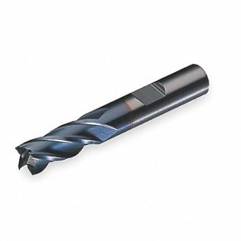 CLEVELAND Sq. End Mill Single End Cobalt 1-1/2, 2MZT7