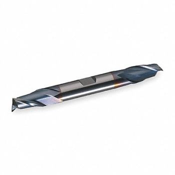 CLEVELAND Sq. End Mill Double End Cobalt 9/16, 2MZN5