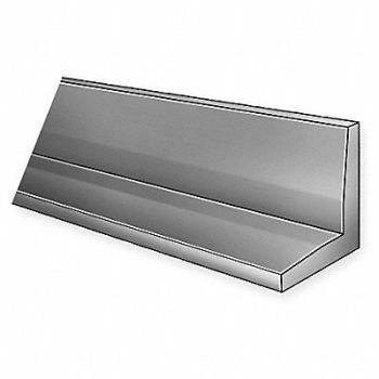 GRAINGER APPROVED Angle UHMWPE 10ftL 0.5 T 3 x3 Leg, 2NJC9