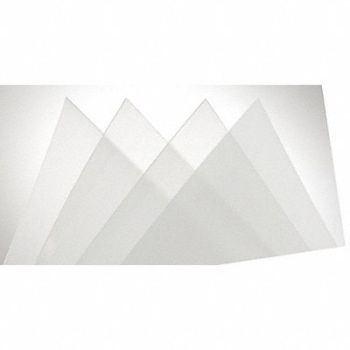 GRAINGER APPROVED Film PC 24 x24 0.04 T Clear, 2NJH3