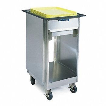 LAKESIDE Tray Dispenser Cart Stainless 24x26x36, 2NJZ7