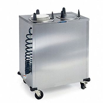 LAKESIDE Plate Dispenser Cart Heated 32x19x40, 2NKC5