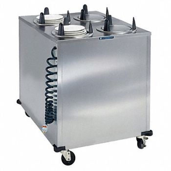 LAKESIDE Plate Dispenser Cart Heated 32x32x40, 2NKD1