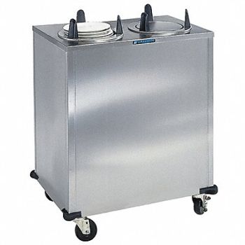 LAKESIDE Plate Dispenser Cart Stainless 37x21x40, 2NKD9