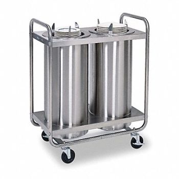 LAKESIDE Plate Dispenser Cart Adj SS 36x18x39, 2NKE2