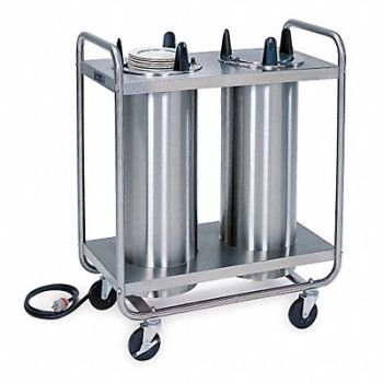 LAKESIDE Plate Dispenser Cart Heated 36x18x39, 2NKE6