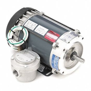 MARATHON MOTORS Motor 1/2 HP 1725 rpm 56C 115/208-230V, 2NKZ1