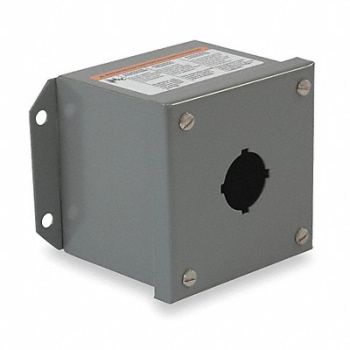 SCHNEIDER ELECTRIC Pushbutton Enclosure 30mm 5.24 in Metal, 2NMA9