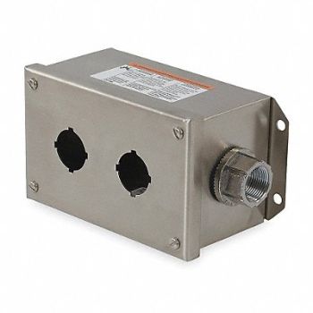 SCHNEIDER ELECTRIC Pushbutton Enclosure 7.74 in H 2 Holes, 2NME1