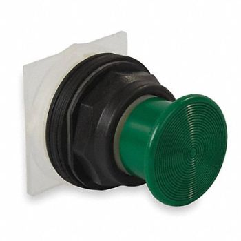 SCHNEIDER ELECTRIC Non-Illum Push Button Operator Green, 2NMJ2