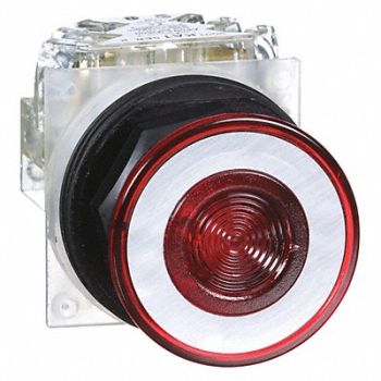 SCHNEIDER ELECTRIC H7093 Non-Illuminated Push Button Plastic Red, 2NML9
