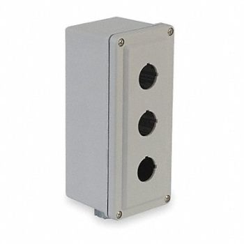 SCHNEIDER ELECTRIC Pushbutton Enclosure 30mm 3 Hole Plastic, 2NMR4