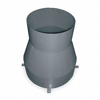 DAYTON Top Exhaust Duct Adapter 21-15/32 In L, 2NRX9