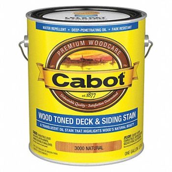 CABOT Translucent Coating Natural Flat 1 gal., 2NTA7