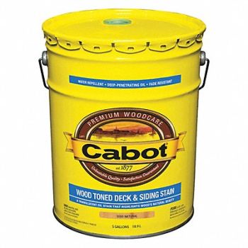 CABOT Translucent CoatingNatural Flat 5 gal., 2NTA8