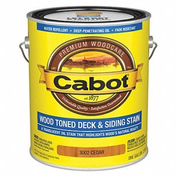 CABOT Translucent CoatingCedar Flat 1 gal., 2NTA9