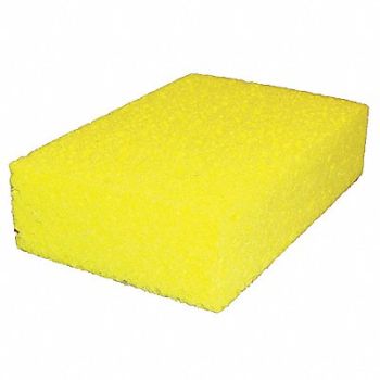 TOUGH GUY Sponge 6 in L Yellow, 2NTH5