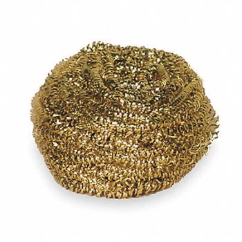 TOUGH GUY Scrubber 3 in L Gold PK6, 2NTH8