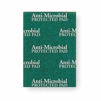TOUGH GUY Scouring Pad 8 7/8 in L Green PK20, 2NTJ3