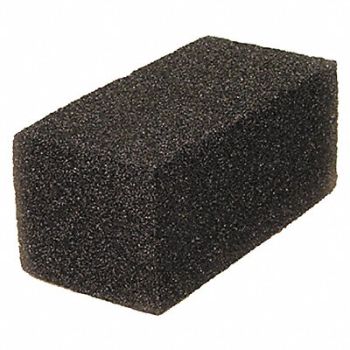 TOUGH GUY Cleaning Brick 8 in L Black, 2NTJ6