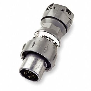 HUBBELL Pin and Sleeve Plug 60 A Gray 4Pl, 2NVR1