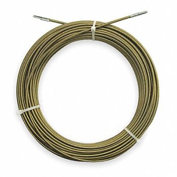 GREENLEE Fish Tape 3/16 In x 100 ft Flex. Steel, 2NXF2