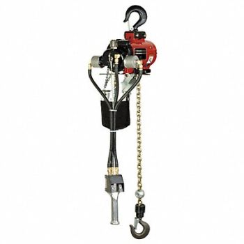 INGERSOLL RAND / ARO Air Chain Hoist 1100 lb Cap. 10 ft Lft, 2NY51