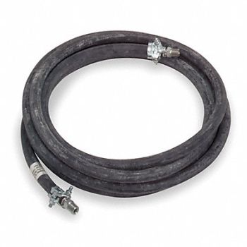 CONTINENTAL Steam Hose 3/4 ID x 50 ft L Black, 4KT62