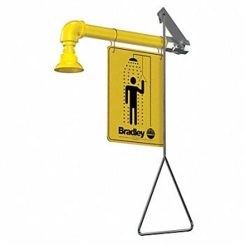 BRADLEY Emergency Shower Horizontal 20 gpm, 2P268