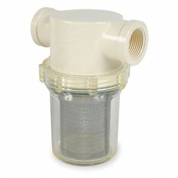 RON-VIK Inline Strainer 6 7/16 H 305 micron, 6UJL4