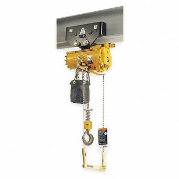 INGERSOLL RAND Air Chain Hoist 1100 lb Cap. 10 ft Lft, 2PA27