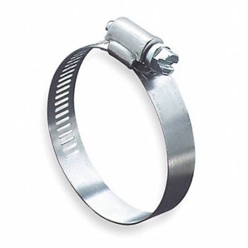 GRAINGER APPROVED Worm Gear Hose Clamp 1/2 W 5 ID PK10, 2PA77