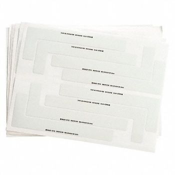 BRADY Floor Tape White 3 inx9 in L PK56, 2PB72