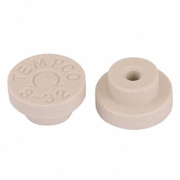 TEMPCO Ceramic Terminal Caps 8-32 Threads PK10, 2PCK3