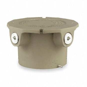 HUBBELL KILLARK HazLocMountingBoxCeiling 7 L 7 W 4 H Tan, 2PDC9